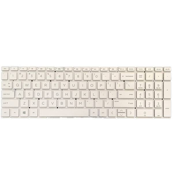 Tastatura palmrest Laptop, HP, Pavilion X360 15-CR, 15T-CR, TPN-W132, iluminata, alba, layout US