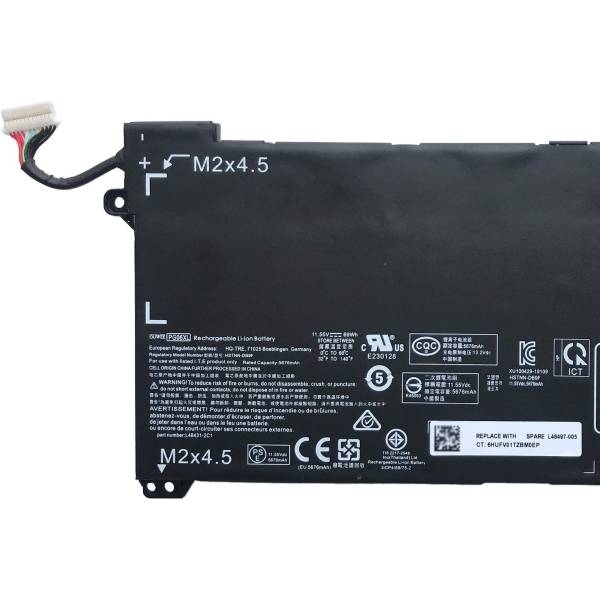 Baterie Laptop, HP, Omen 5 Air 15-DH, TPN-C143, HSTNN-DB9F, L48431-2C1, L48497-005, PG06XL, PG09XL, 11.55V, 5676mAh, 69Wh, bulk