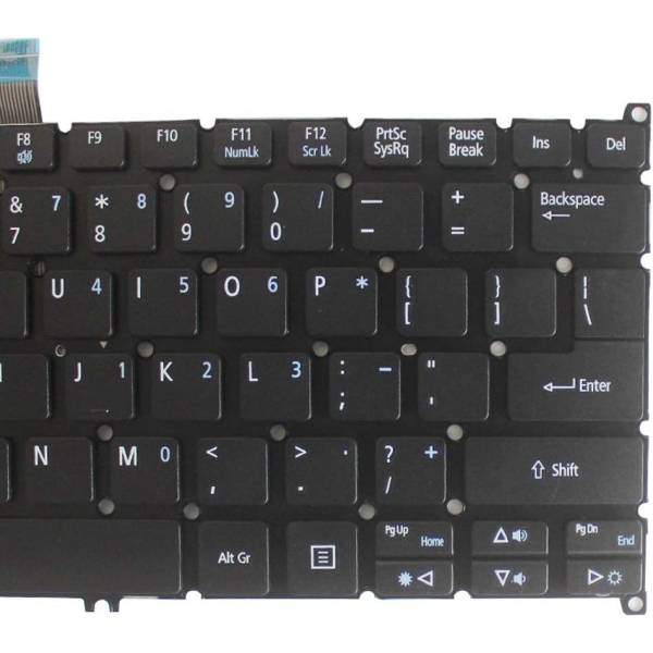 Tastatura Laptop, Acer, Aspire V3-372, V3-372T, neagra, layout US