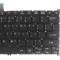 Tastatura Laptop, Acer, Aspire V3-372, V3-372T, neagra, layout US