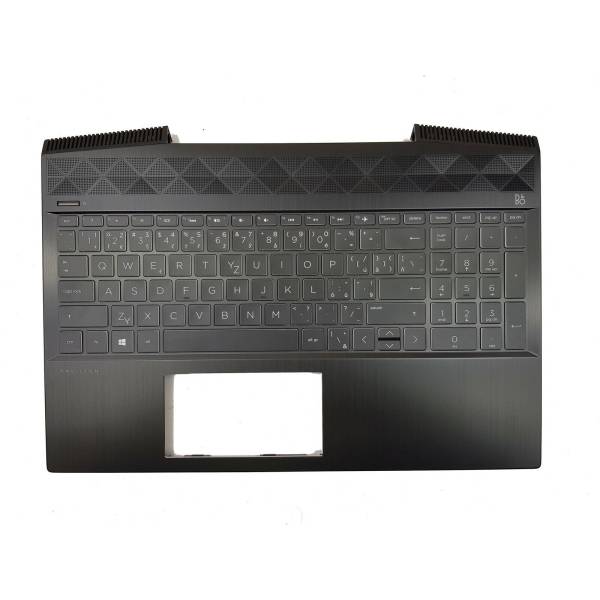 Carcasa superioara cu tastatura palmrest Laptop, HP, Pavilion 15-CX, 15T-CX, TPN-C133, L23746-B31, L21412-B31, layout US