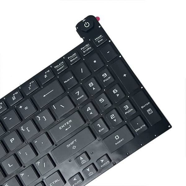 Tastatura Laptop Gaming, Asus, Tuf A15 FA506N, FA506NC, FA506NCR, FA506NF, FA506NFR, iluminata RGB, layout US