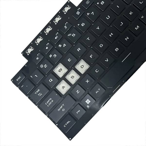 Tastatura Laptop Gaming, Asus, Tuf A15 FA506N, FA506NC, FA506NCR, FA506NF, FA506NFR, iluminata RGB, layout US
