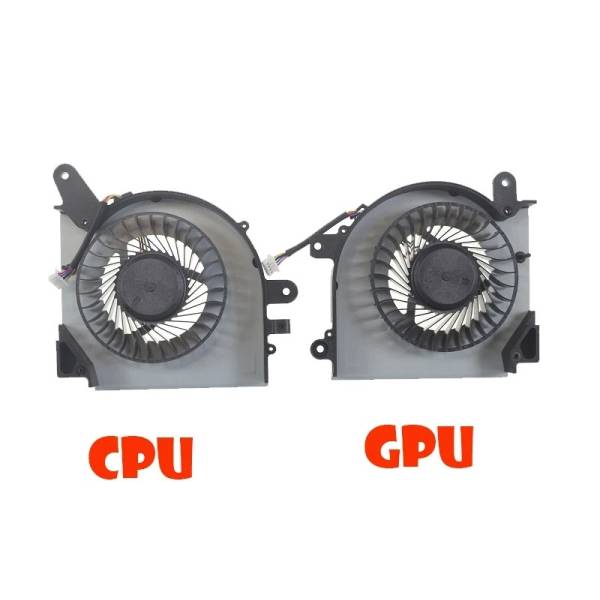 Set coolere Laptop, MSI, GF75 Thin 8RC, 8RD, 9SC, 9SD, PAAD06015SL, N415, PAAD06015SL, N416, CPU, GPU, 5V, 0.55A, 4 pini