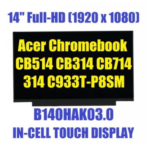 Display Laptop, Acer, Swift 5 SF514-52T, 14 inch, FHD, IPS, 320mm latime, conector 40 pini, one cell touch