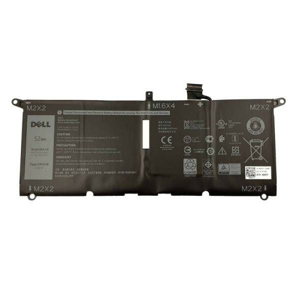 Baterie Laptop, Dell, XPS 13 9380, P82G, P82G002, DXGH8, 7.6V, 6500mAh, 52Wh