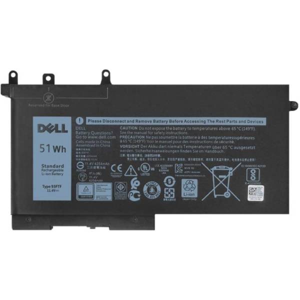 Baterie Laptop, Dell, Latitude E5591, 93FTF, 11.4V, 4254mAh. 51Wh