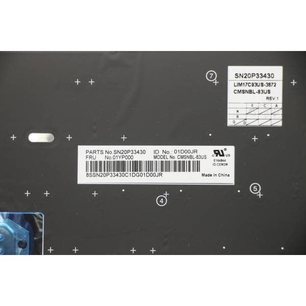 Tastatura Laptop, Lenovo, ThinkPad L13 Gen 1 Yoga Type 20R5, 20R6, 01YP000, layout US