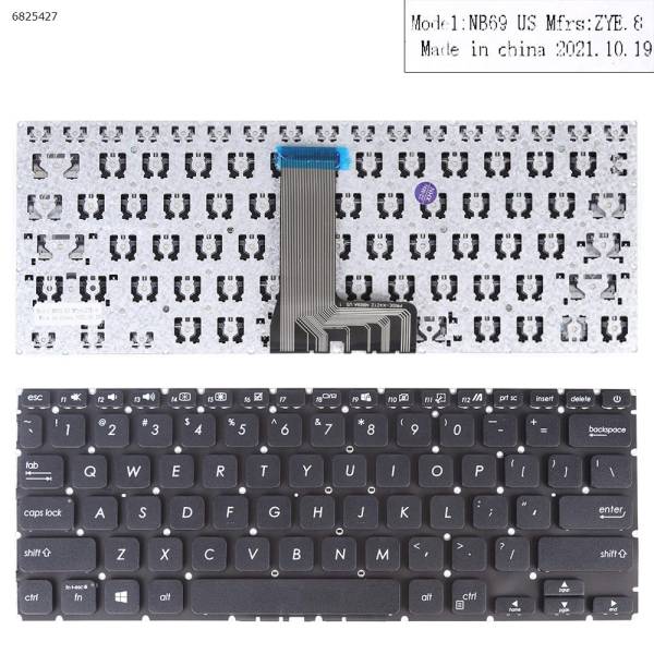 Tastatura Laptop, Asus, VivoBook 14 A409F, A409FA, A409FJ, neagra, layout US