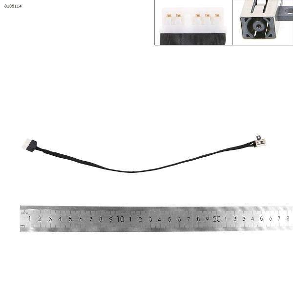 Mufa alimentare Laptop, Dell, Inspiron 15 7560, 7572, BKA40_DC_CABLE, DC30100YE00, DC30100YI00, JM9RV, 26cm