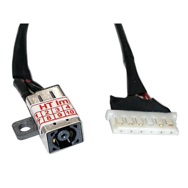 Mufa alimentare Laptop, Dell, Inspiron 15 7560, 7572, BKA40_DC_CABLE, DC30100YE00, DC30100YI00, JM9RV, 26cm