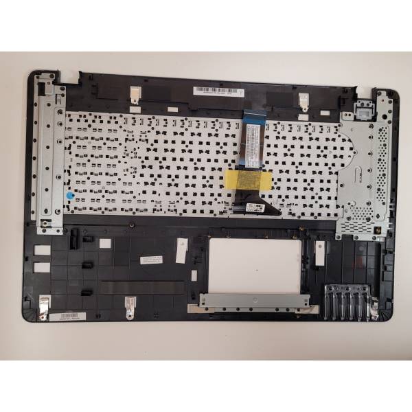 Carcasa superioara cu tastatura palmrest Laptop, Asus, R751J, R751JB, 90NB01K2-R31UK0, 13N0-PIA0421, 13N0-PIP0221, gri, layout UK