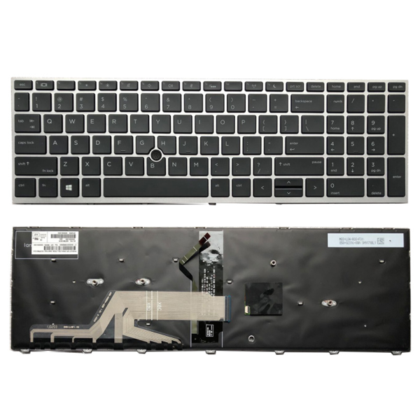 Tastatura Laptop, HP, ProBook 650 G4, 655 G4, L00741-001, L09595-001, 6037B0134101, iluminata, cu mouse pointer, us