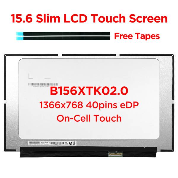 Display compatibil Laptop, Dell, Inspiron 15 3552, 3555, 3558, 3565, 3567, 3580, 3583, 3585, 0JJ45K, JJ45K, B156XTK01, 15.6 inch, slim, 1366x768, HD, eDP, 40 pini, One Cell Touch