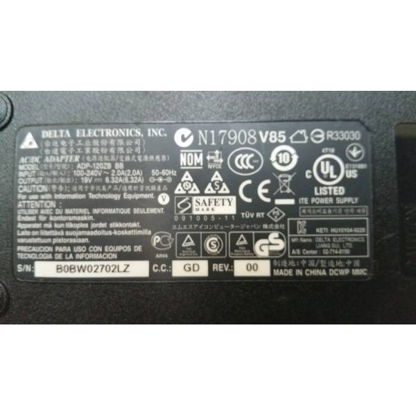 Incarcator Acer Aspire 8951G 120W 19V 6.32A mufa 5.5x1.7mm