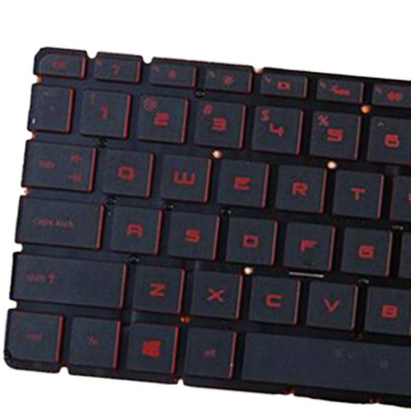 Tastatura Laptop, HP, Pavilion 17-AB, iluminata, rosie, layout US