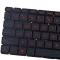 Tastatura Laptop, HP, Pavilion 17-AB, iluminata, rosie, layout US