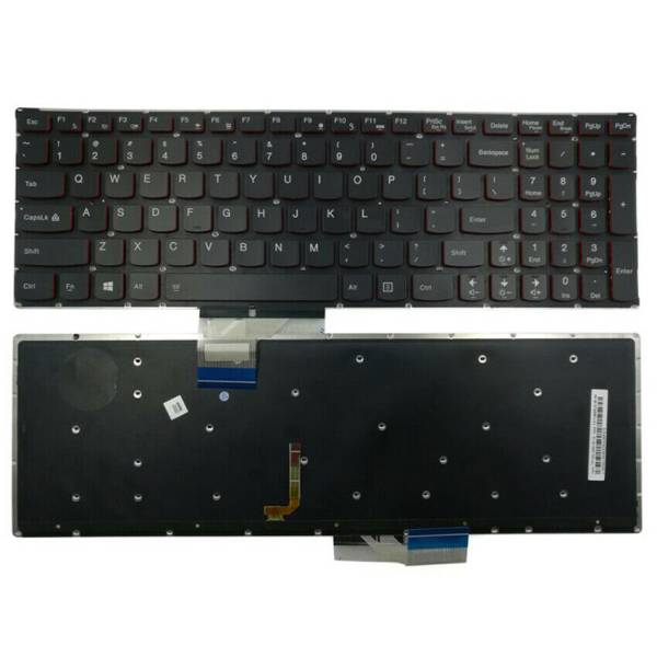 Tastatura laptop Lenovo IdeaPad U530 luminata fara rama US