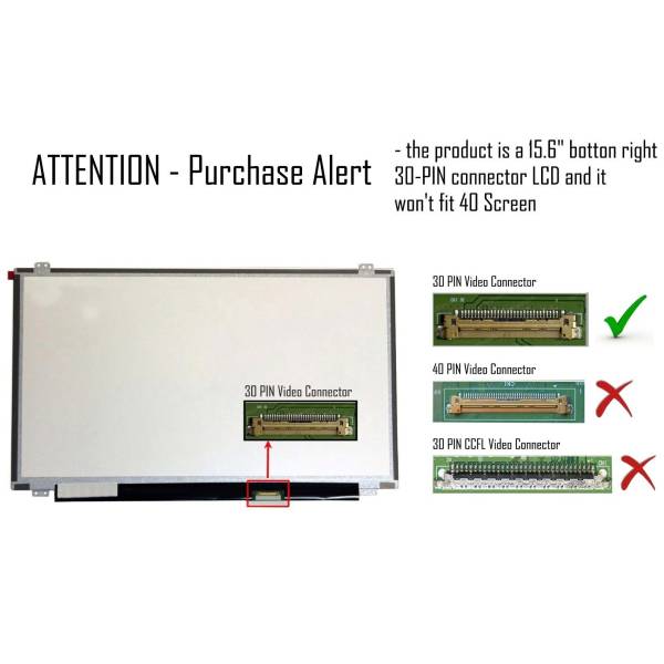 Display Laptop, MSI, GS60 2PC, 2PE, 2PL, 2PM, 2QC, 2QD, 2QE, 6QC, 6QD, 6QE, 15.6 inch, LED, slim, Full HD, 1920x1080, 360mm latime, 60Hz, 30 pini Display Laptop, MSI, GS60 2PC, 2PE, 2PL, 2PM, 2QC, 2QD, 2QE, 6QC, 6QD, 6QE, 15.6 inch, LED, slim, Full HD, 1920x1080, 360mm latime, 60Hz, 30 pini