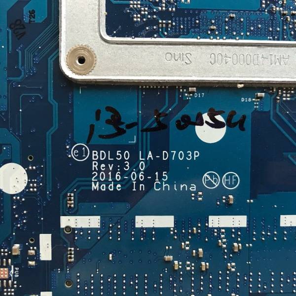 Placa de Baza HP 250 G5 BDL50 LA-D703P i3-5005u