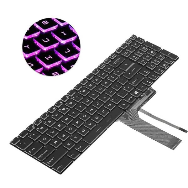 Tastatura Laptop Workstation, MSI, WS75, 9TJ, 9TK, 10TL, 10TM, iluminata, RGB, layout US