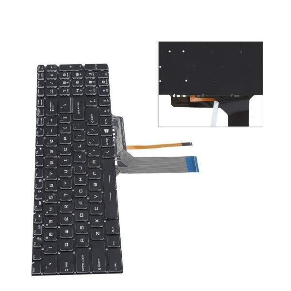 Tastatura Laptop Workstation, MSI, WS75, 9TJ, 9TK, 10TL, 10TM, iluminata, RGB, layout US