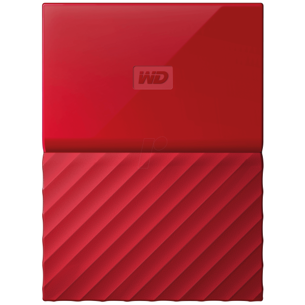 Hard Disk Extern WD My Passport, 4TB, USB 3.0, Rosu