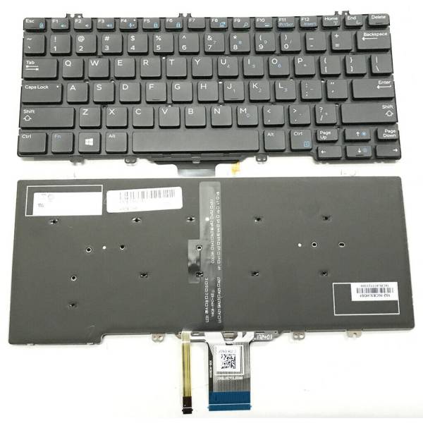 Tastatura Laptop, Dell, Latitude 5290, P27S, P27S002, 0NPN8, 0346TJ, iluminata, layout US