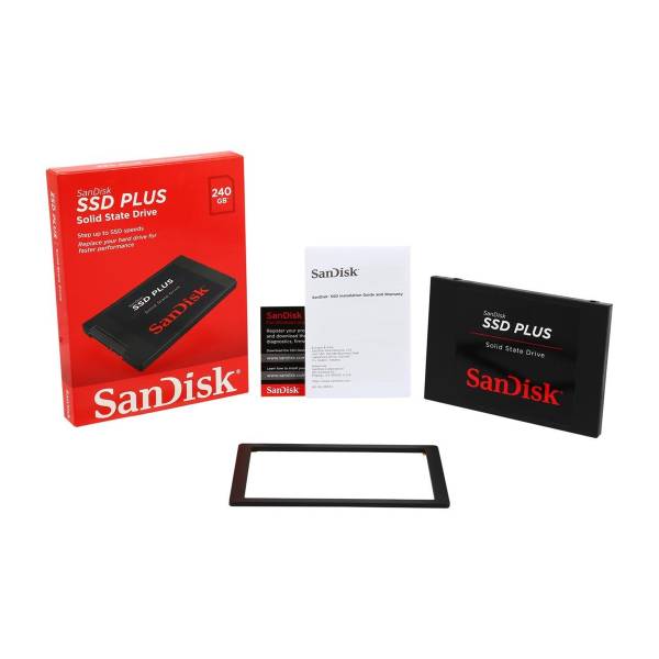 Solid State Drive (SSD) SanDisk PLUS SDSSDA-240G-G26, 240GB, 2.5, SATA III