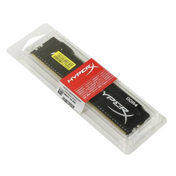 KINGSTON DRAM 8GB 2666MHZ DDR4 CL16 DIMM 1RX8 HYPERX FURY BLACK