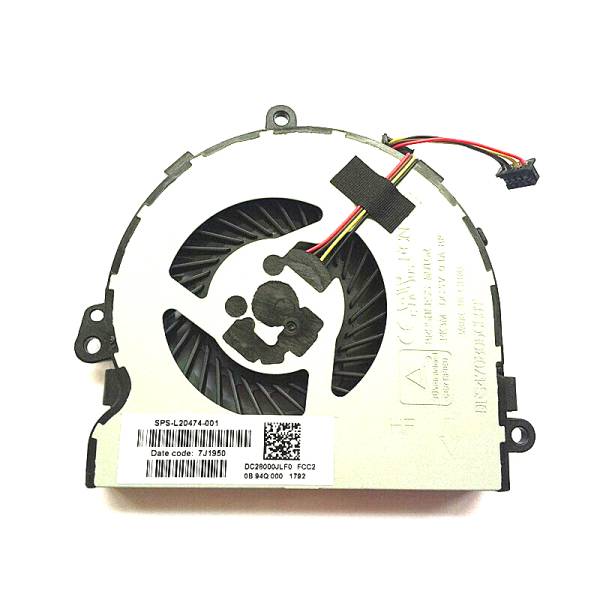 Cooler Laptop, HP, TPN-C129, TPN-C130, DC28000JLF0, FCC2, KSB05105HAAEP, HB1931, D/C 7H1920, SPS-L20474-001, L24581-001, 925012-001, DFS470805CL0T, DC28000L8D0, UMA, 5V, 0.4A