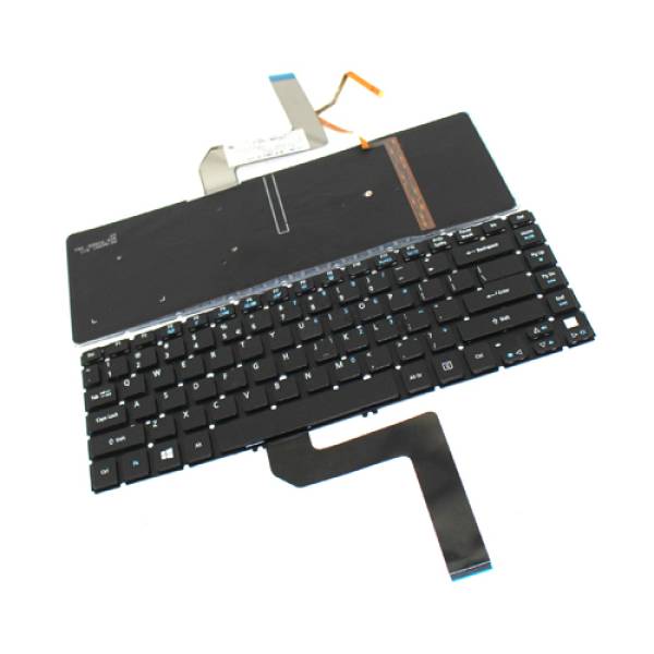 Tastatura laptop, Acer, NK.I1417.067, fara rama, iluminata