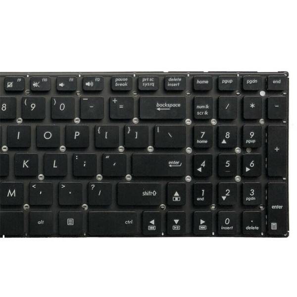Tastatura Laptop, Asus, X550LC, fara rama, us, neagra