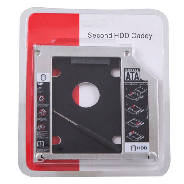 Adaptor CD-ROM pentru al doilea Hard disk SSD Caddy SATA Slim Laptop 9.5mm