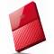 Hard Disk Extern WD My Passport, 4TB, USB 3.0, Rosu