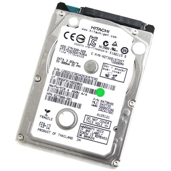 Hard Disk Laptop HGST 320GB 7200RPM Z7K320 HTS723232A7A364