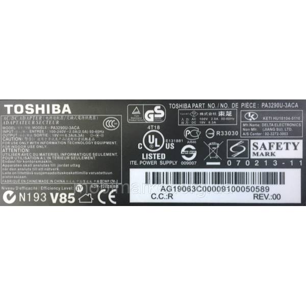Incarcator Laptop Toshiba 120W 19V 6.32A PA3290E-3AC3