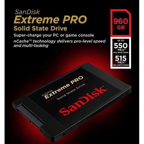 SSD Sandisk Extrem Pro  960GB (SDSSDXPS-960G-G25)