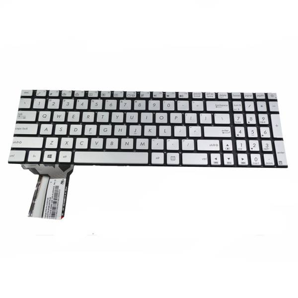 Tastatura Laptop, Asus, ROG G551J, G551JB, G551JK, G551JM, G551JQ, G551JW, G551JX, iluminata, argintie, layout US