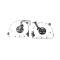 Set coolere Laptop, Lenovo, IdeaPad 720S-13IKB, 720S-13ARR, 5F10P19085, DC28000DCS1, DC28000DCS0, EG45040S1-C120-S9A, 5V, 2.225W