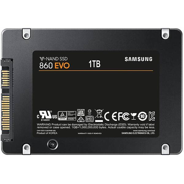 Solid state drive (SSD) Samsung 860 EVO, 1TB, 2.5 inch, SATA III
