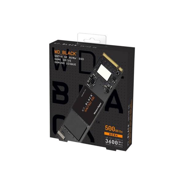 Solid State Drive (SSD) Western Digital WD Black SN750 SE WDS500G1B0E, 500GB, NVMe, M.2. 2280, PCI-Express 4.0 Solid State Drive (SSD) Western Digital WD Black SN750 SE WDS500G1B0E, 500GB, NVMe, M.2. 2280, PCI-Express 4.0