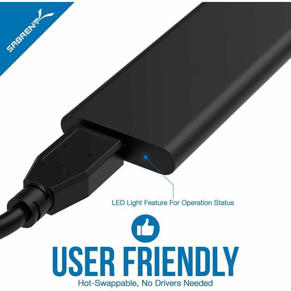 Adaptor M.2 SATA SSD NGFF to USB 3.0 2242, 2260, 2280