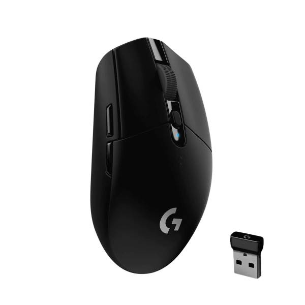 Mouse gaming wireless Logitech G305 LightSpeed Hero 12K DPI, Negru