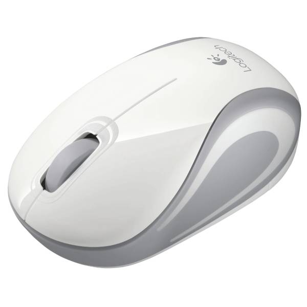 Mouse Wireless Logitech M187, USB, Alb