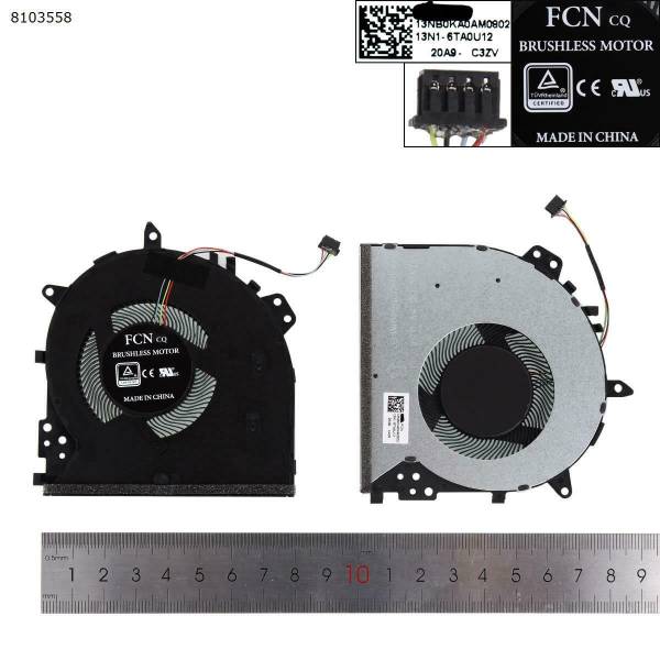 Cooler Laptop, Asus, VivoBook 15 A512, A512F, A512FA, A512FB, A512U, A512UA, 5V, 0.5A