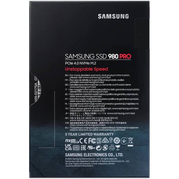 Solid State Drive (SSD) Samsung 980 PRO Gen.4, 1TB, NVMe, M.2.