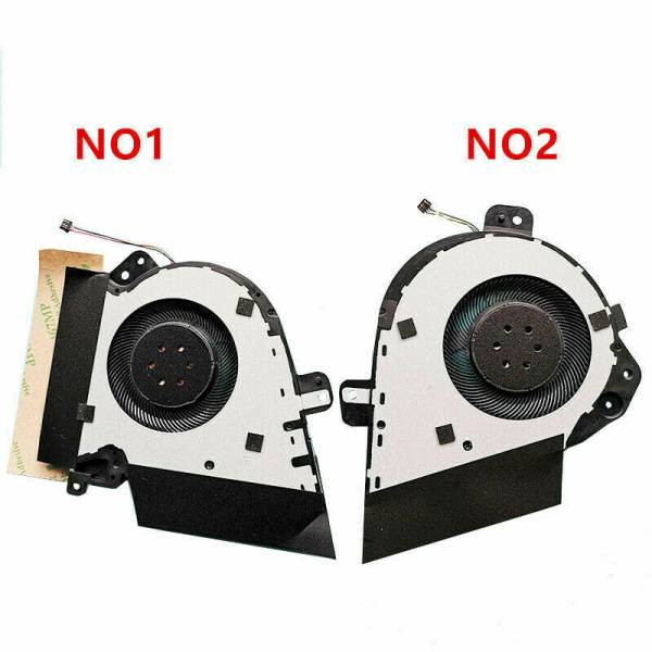 Set coolere Laptop Gaming, Asus, ROG Zephyrus G15 GA502I, GA502IV, GA502IU, 13NR03V0T02011, 13NR0210AM0901, DFS5K12115491P-FM6D, 6033B0079901 0A, DFS5K12304363C-FM6F, 6033B0080401 0A, 5V, 0.5A